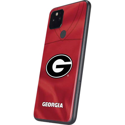 University of Georgia Red Jersey Google Pixel 5 Skin